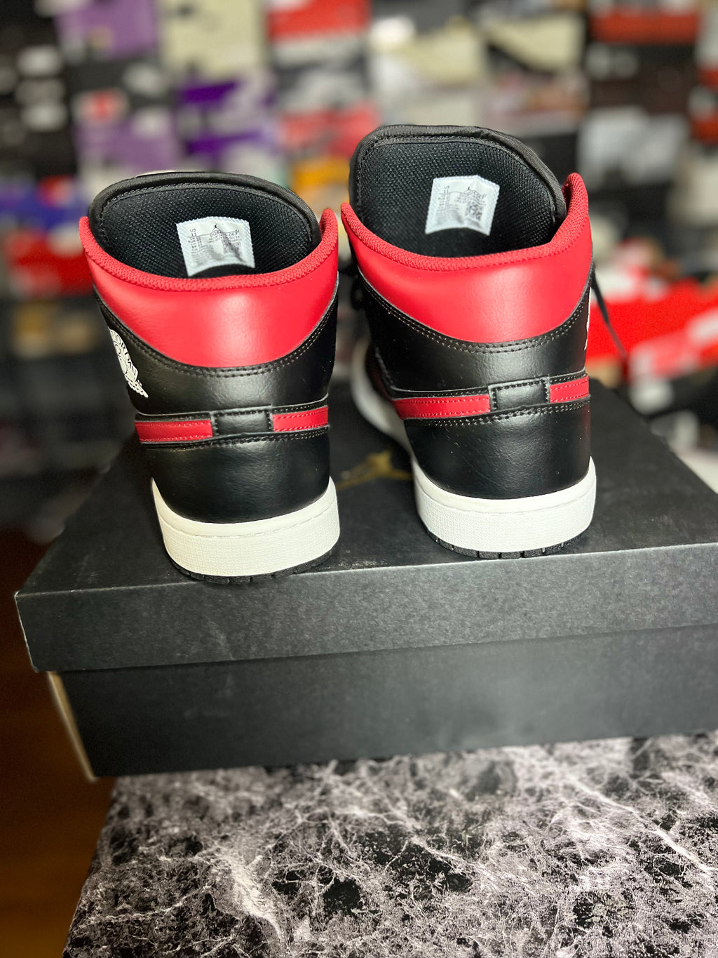Air Jordan 1 Mid "Bred Twist" 11M *Pre-Loved*