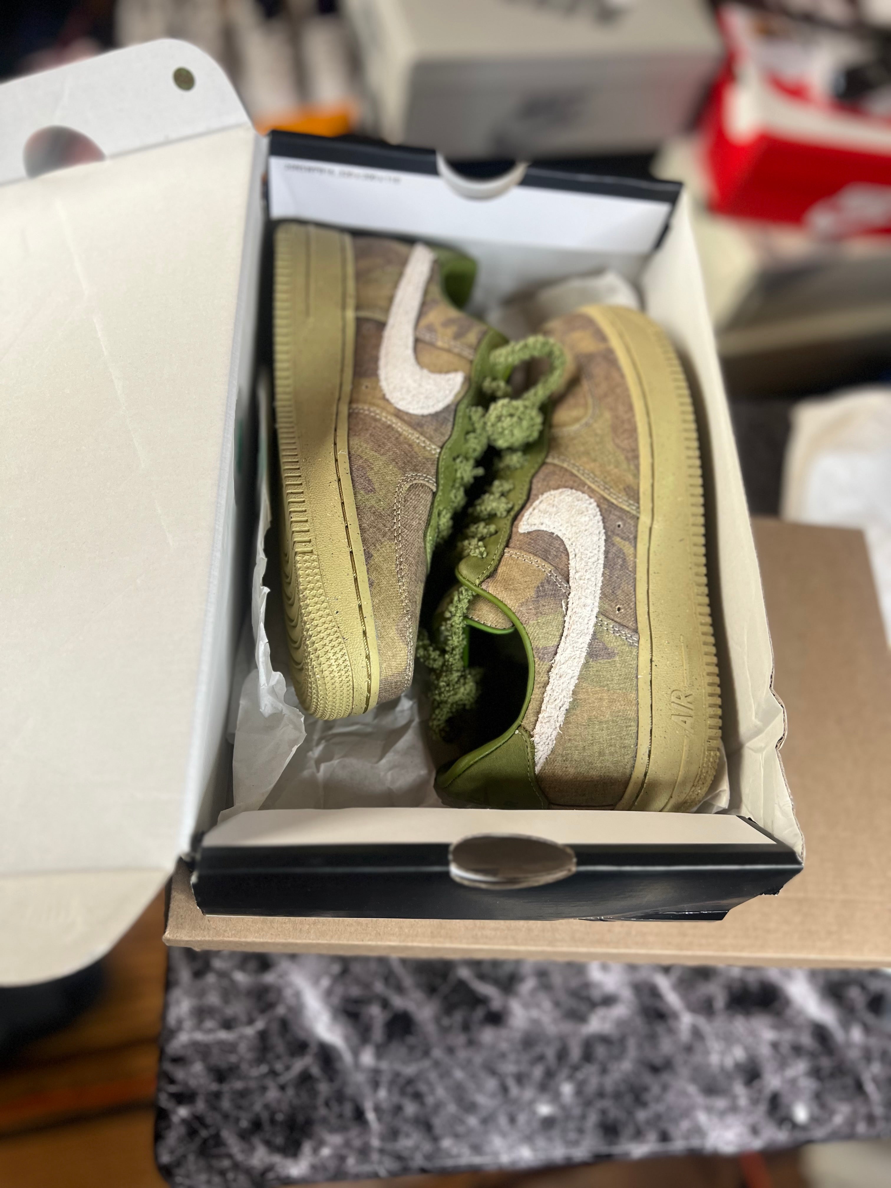 The Nike Air Force 1 Low QS "Wheatgrass Camo" (Style Code: IO5011-300) *NEW*