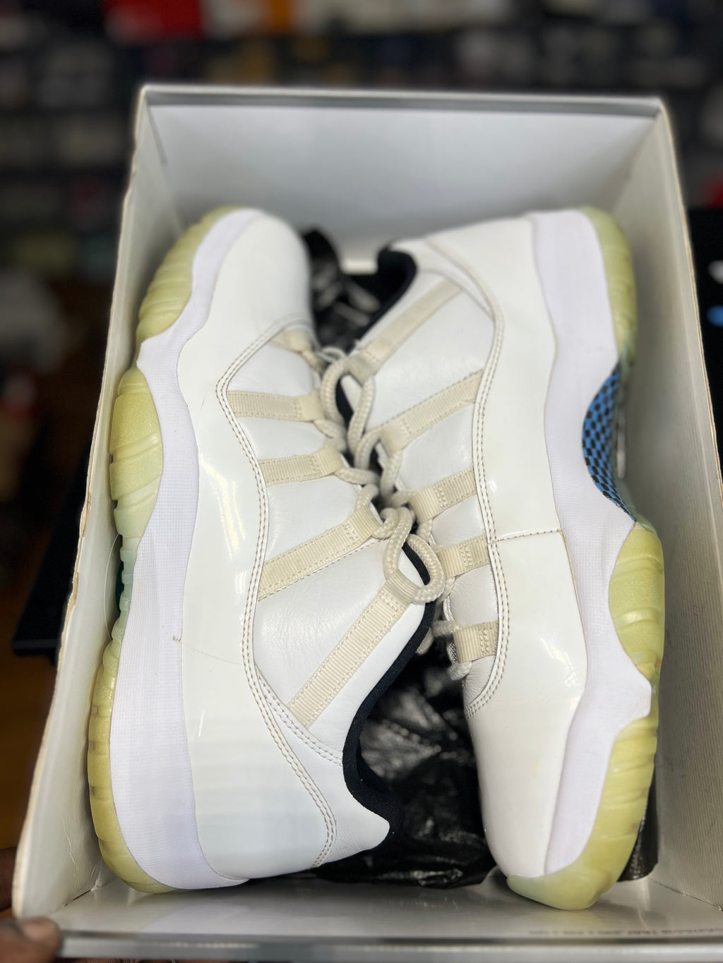 Air Jordan 11 Retro Low “ Legend Blue” (11M) *Pre-Loved*