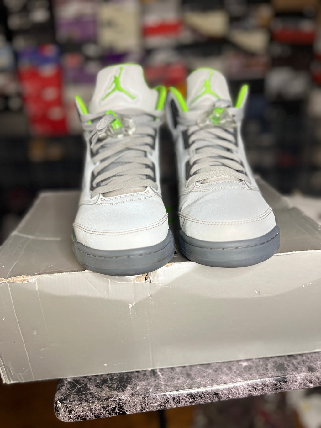Air Jordan 5 Retro (9M) "Green Bean" OG All *Pre-loved*