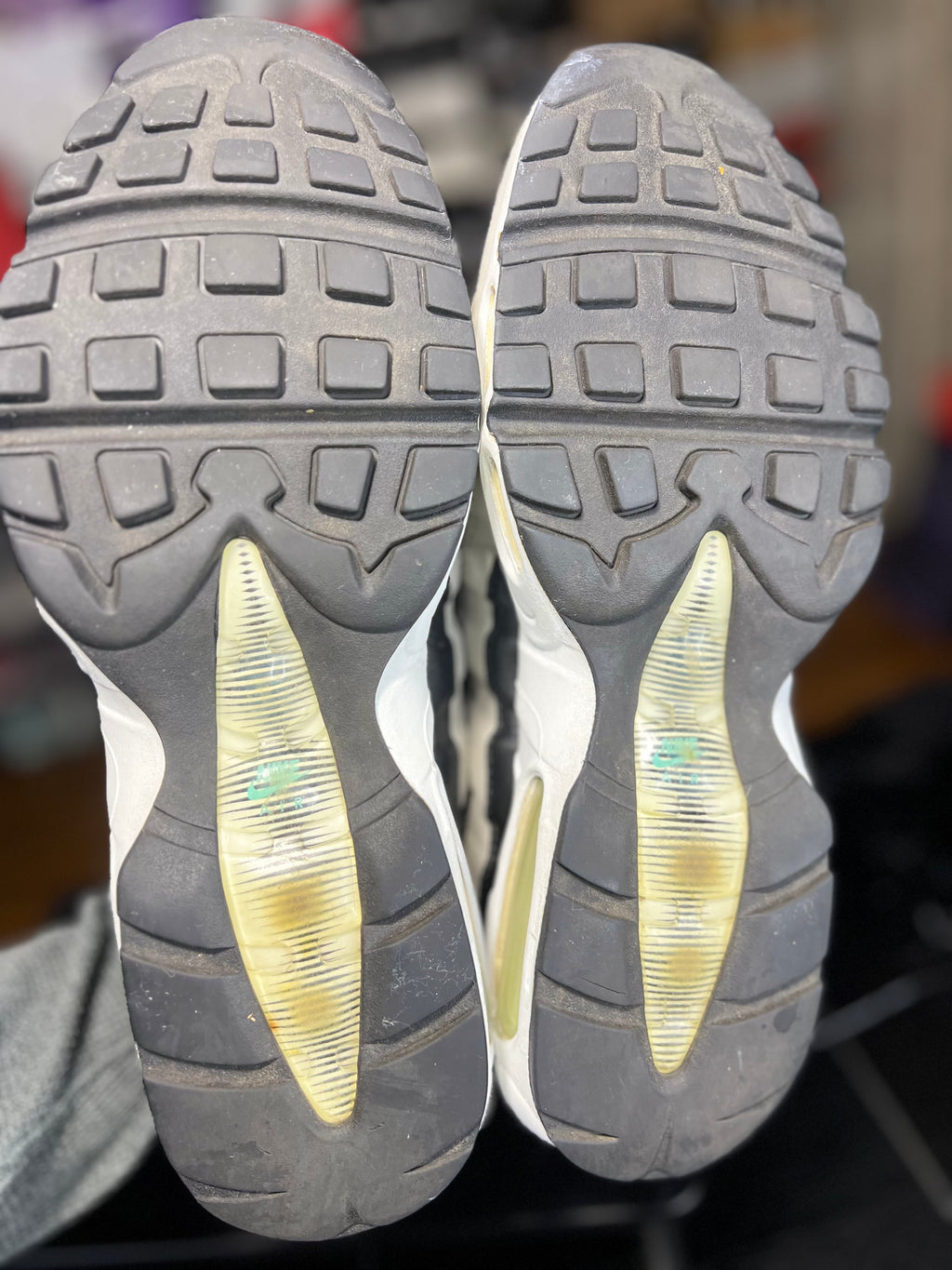 Nike Air Max 95 “Light Bone Sport Turquoise” (9.5M) *Pre-Loved*