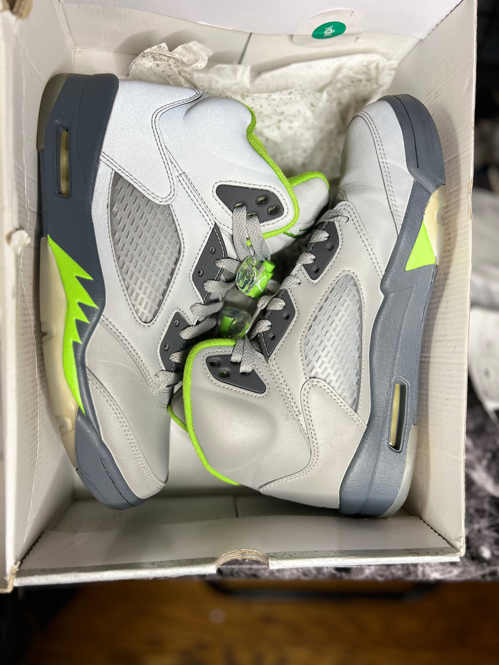 Air Jordan 5 Retro (9M) "Green Bean" OG All *Pre-loved*