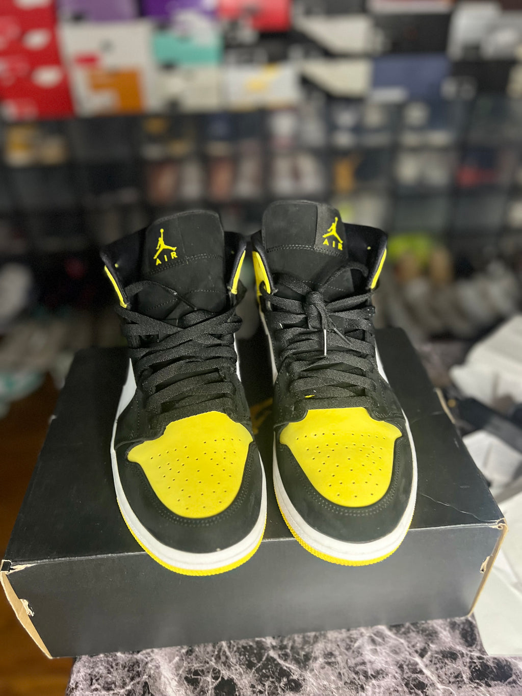 Air Jordan 1 “Yellow Black Toe” (10.5M) *Pre-Loved*