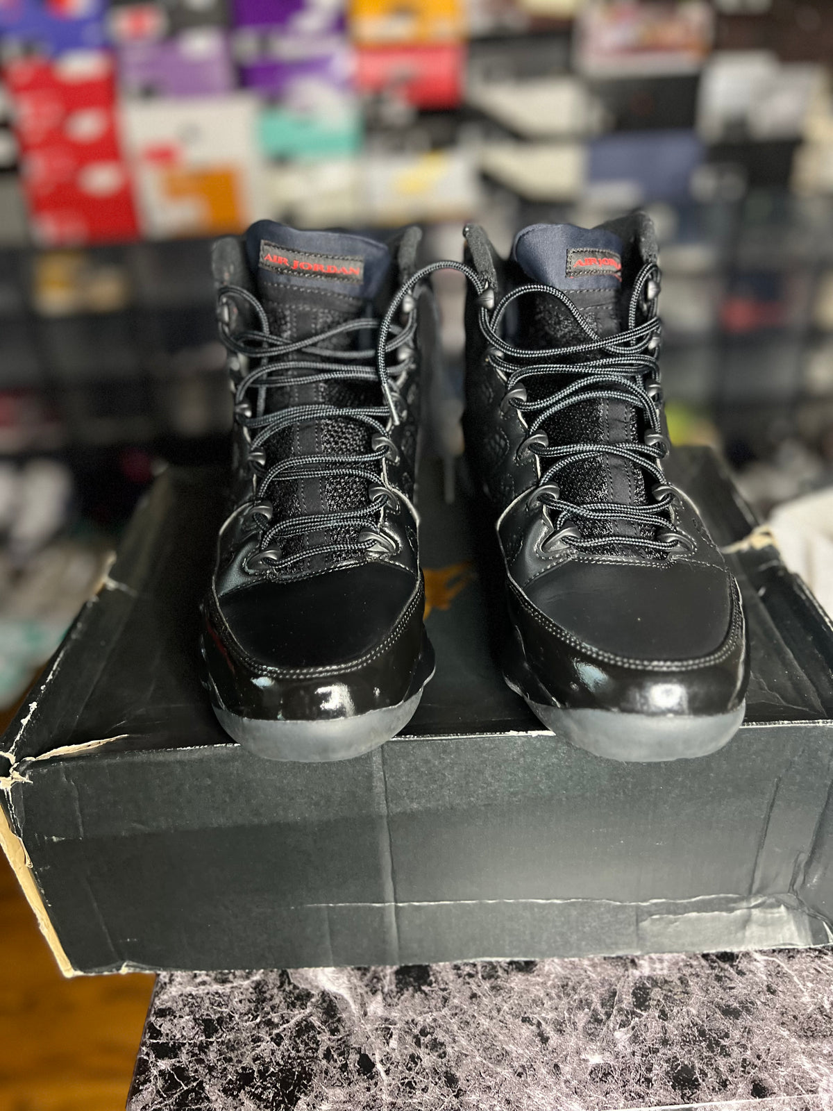 Air Jordan 9 Reteo “Bred Patent” VNDS (11M) *Pre-Loved*