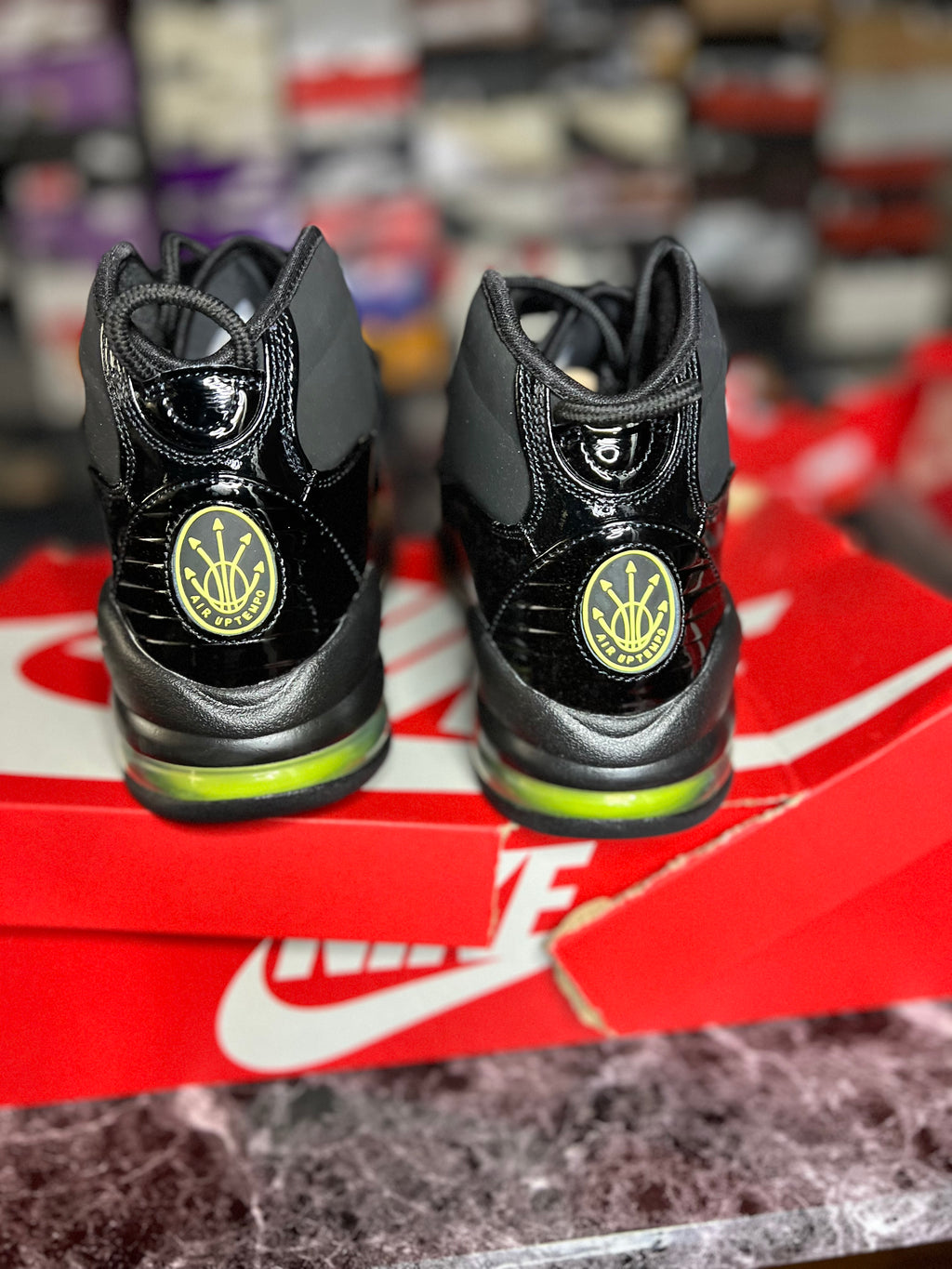 The Nike Air Max Uptempo 95 “Black Volt” 12M *NEW*