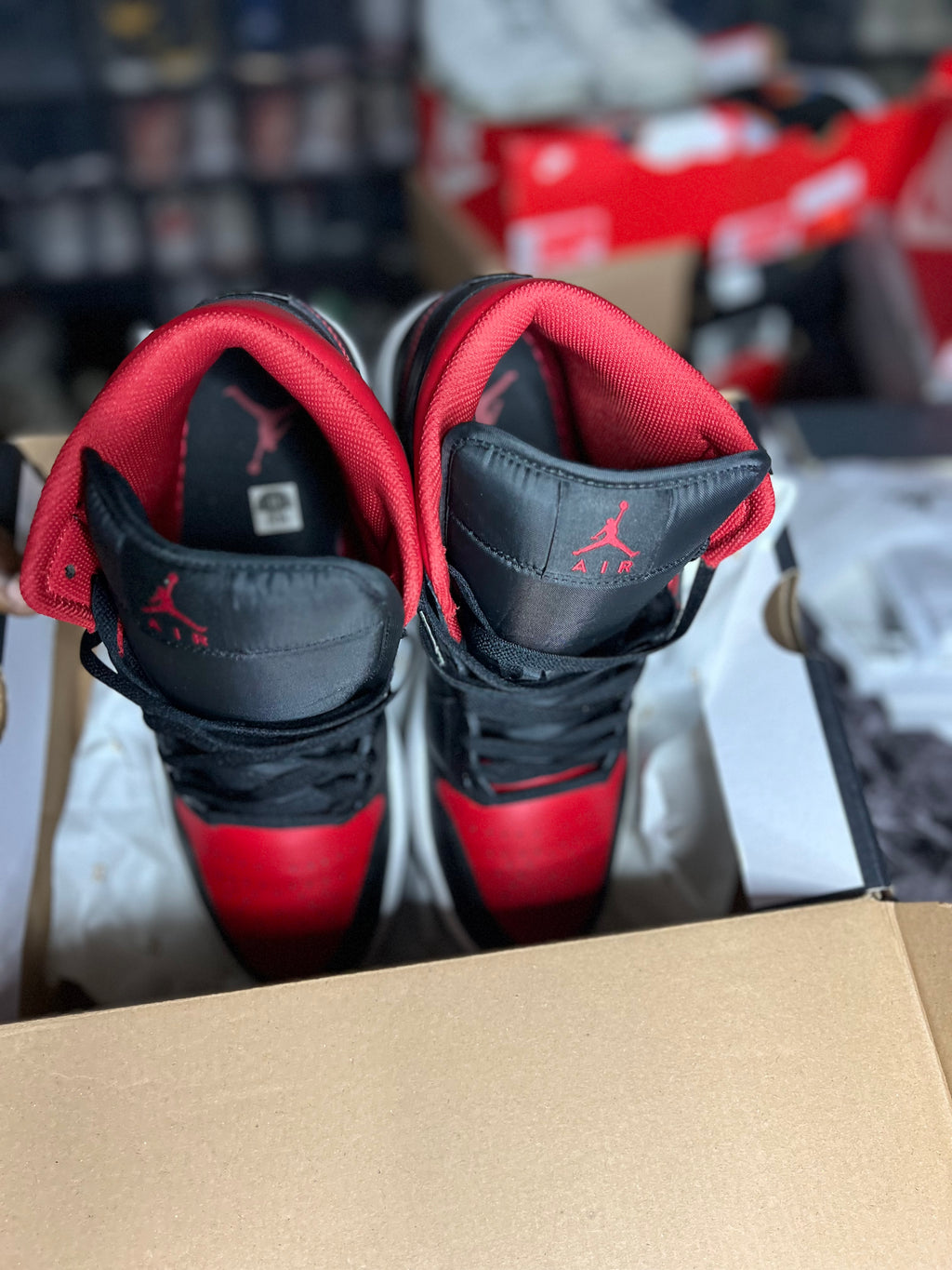 Air Jordan 1 Mid "Bred Twist" 11M *Pre-Loved*