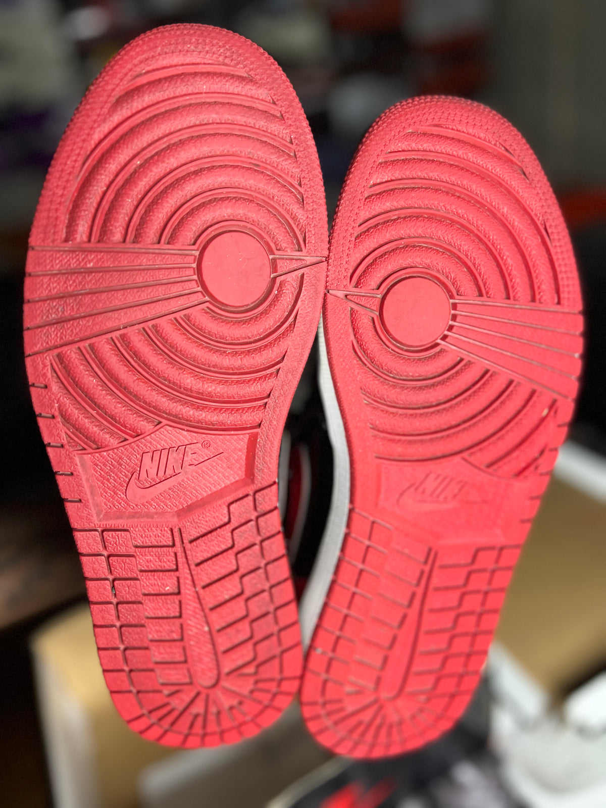 Air Jordan 1 Retro High OG (9.5M) “Patent Bred” *Pre-Loved*