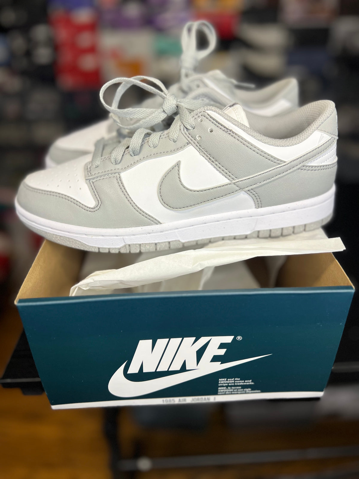 Nike Dunk Low Next Nature “Loght Smoke Grey” (6.5Y) *Pre-Loved*