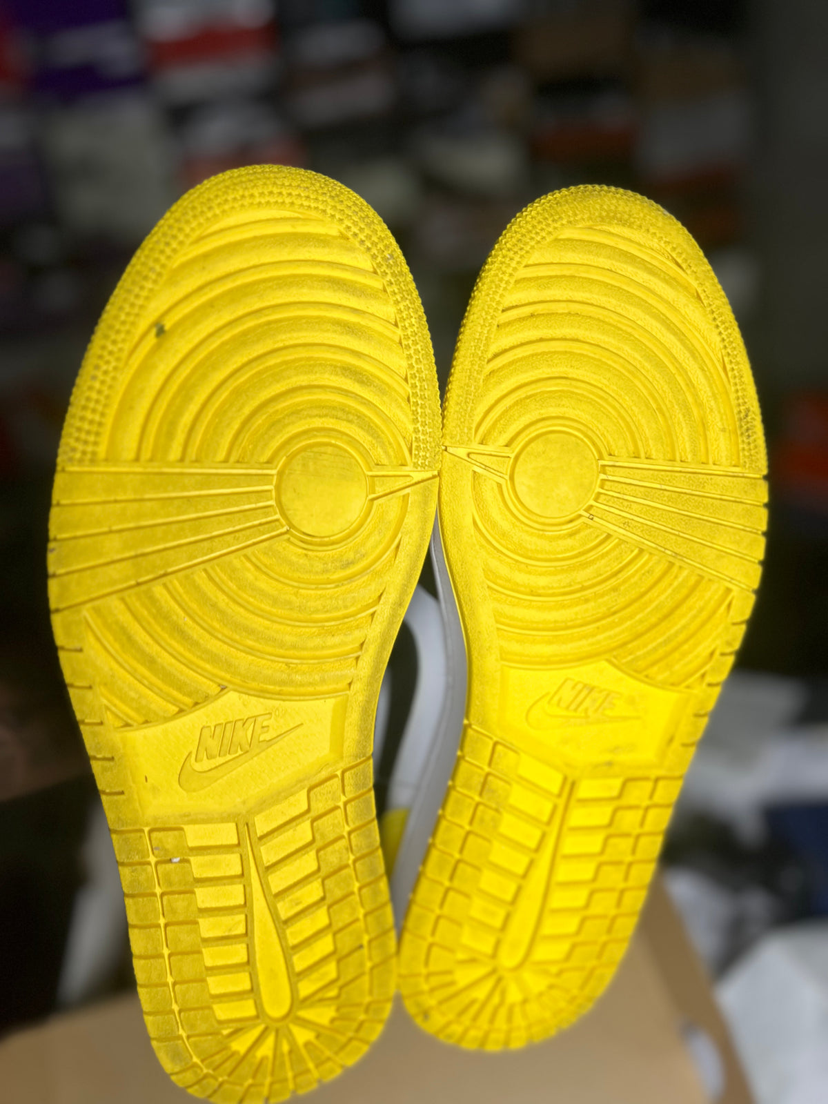 Air Jordan 1 “Yellow Black Toe” (10.5M) *Pre-Loved*