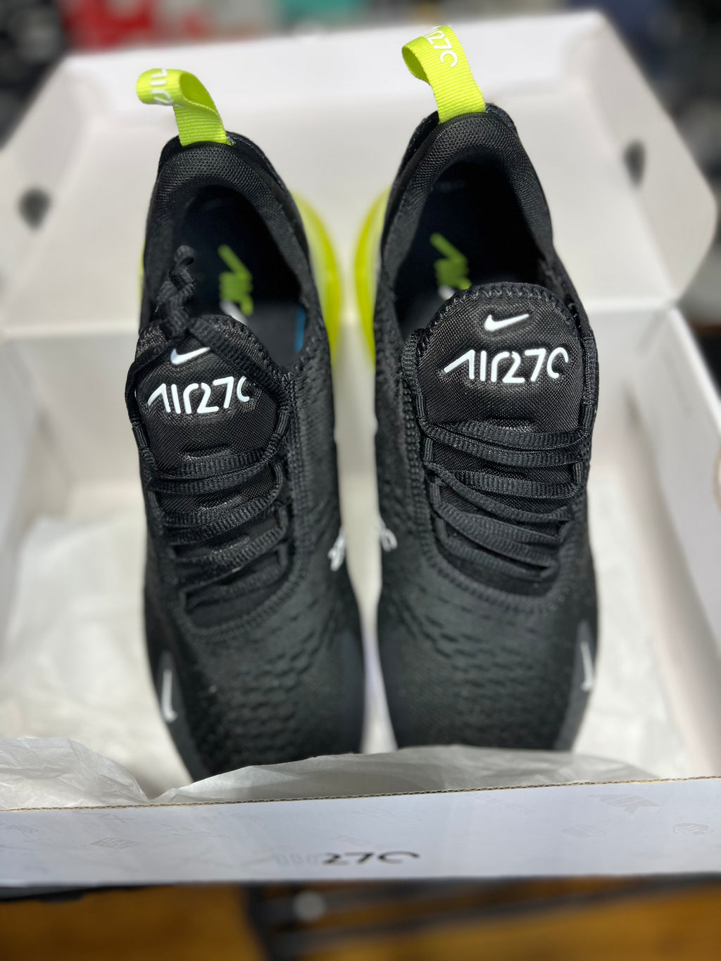 Nike Air Max 270 “Black Light Lemon Twist” (10.5M) *NEW*