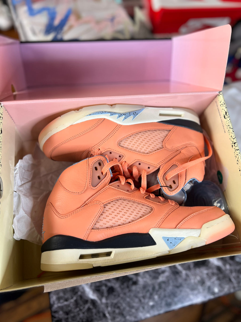The Air Jordan 5 Retro x DJ Khaled 'We The Best - Crimson Bliss' (Style Code: DV4982-641) *Pre-Loved*