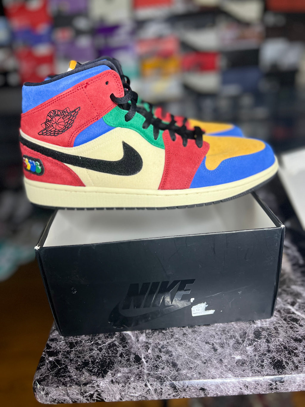 Air Jordan 1 Mid SE "Fearless Blue the Great" (11M) *NEW)