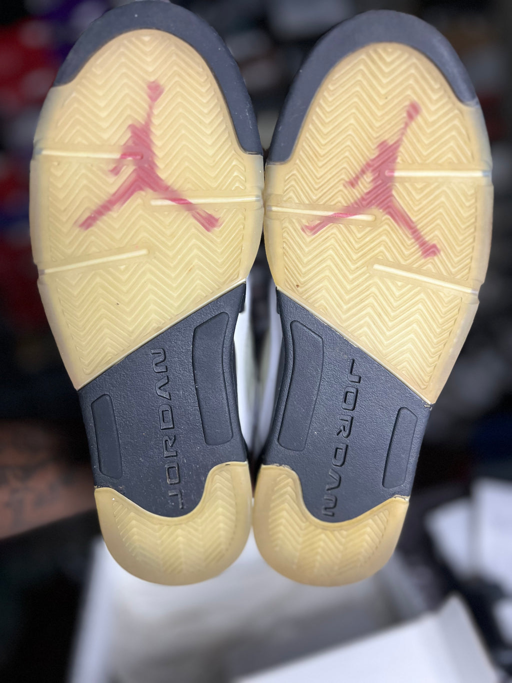 Air Jordan 5 Retro “Fire Red Silver Tongue” (GS -6Y) *Pre-Loved*