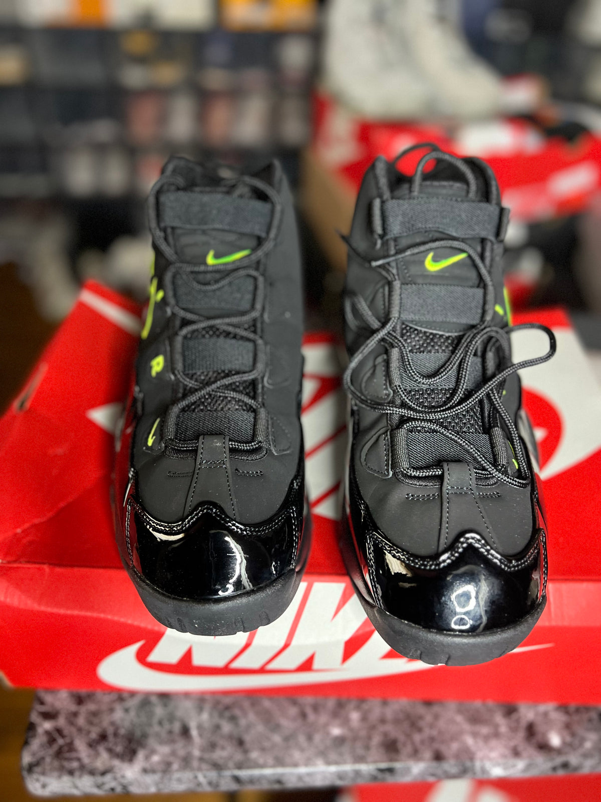 The Nike Air Max Uptempo 95 “Black Volt” 12M *NEW*