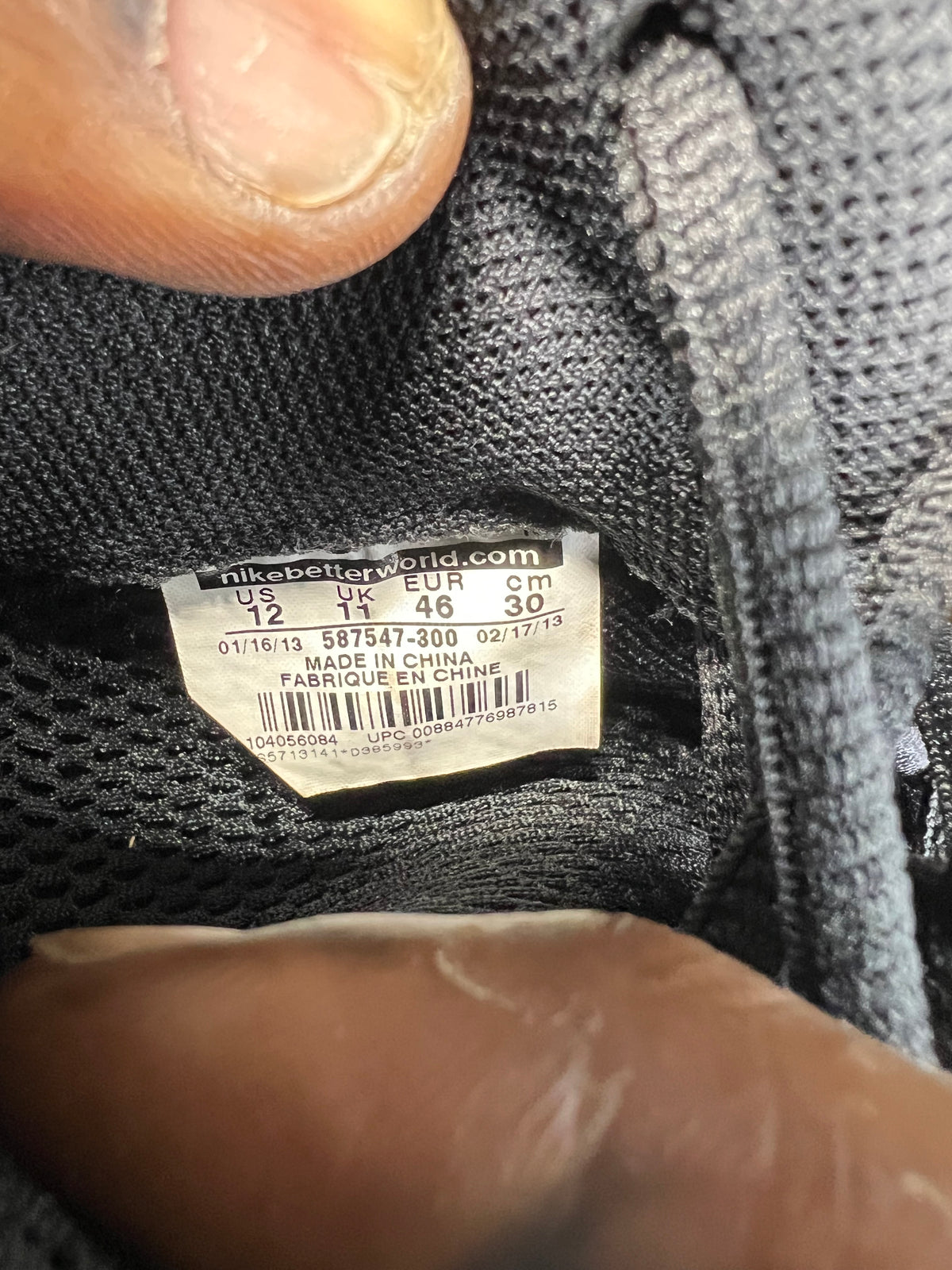 Foamposites Fatigue