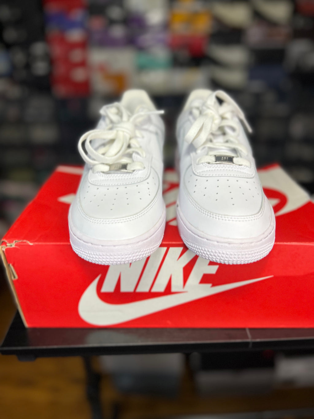 Nike Air Force 1 LE "Tripple White" (6Y) *NEW*