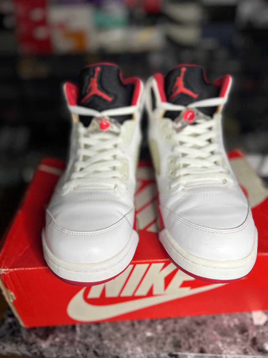 Air Jordan 5 Retro”Fire Red Black Tongue” (11M) *Pre-Loved*