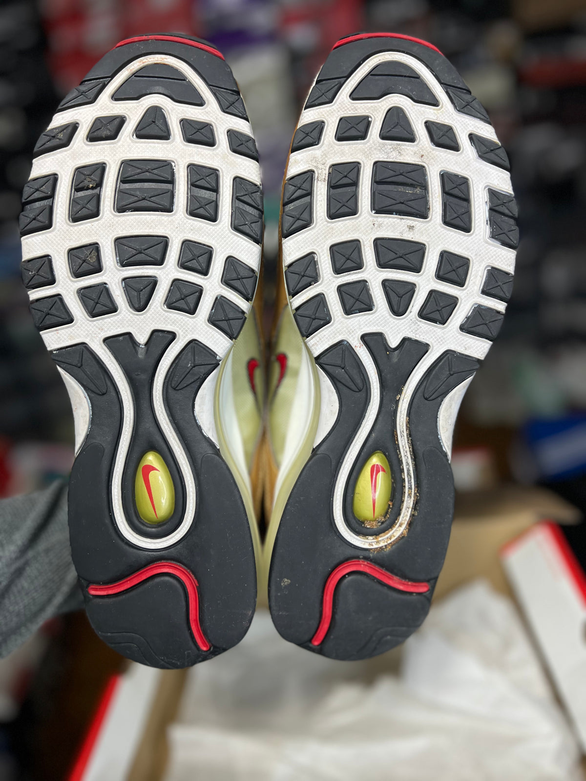 Nike Air Max 97 OG QS “Metallic Gold” (11.5M) *Pre-Loved*