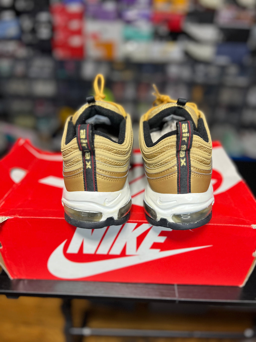 Nike Air Max 97 OG QS “Metallic Gold” (11.5M) *Pre-Loved*
