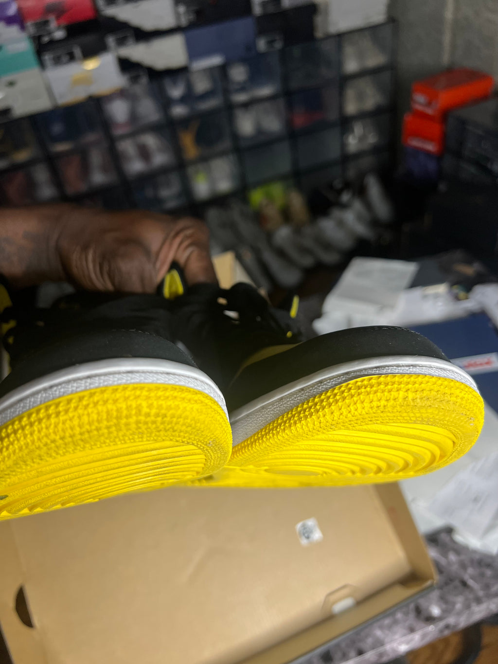 Air Jordan 1 “Yellow Black Toe” (10.5M) *Pre-Loved*