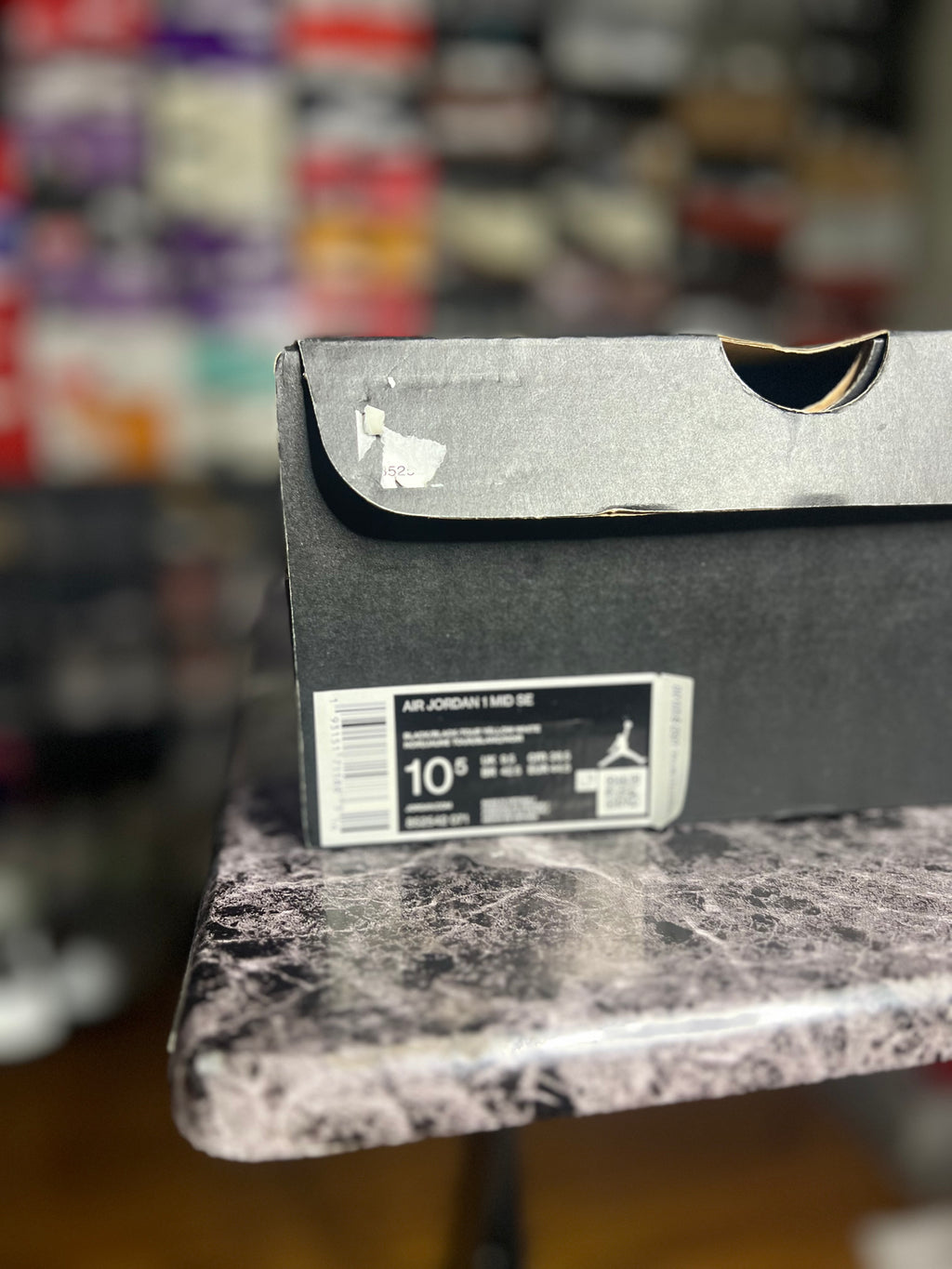 Air Jordan 1 “Yellow Black Toe” (10.5M) *Pre-Loved*