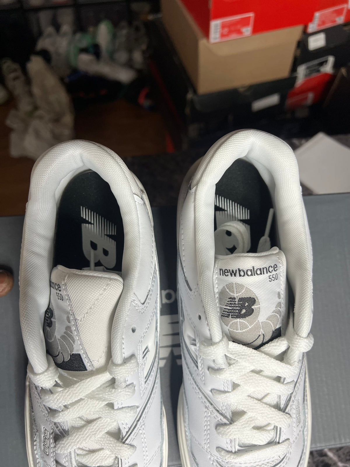 New Balance 550 "White Grey" (7Y) *NEW*
