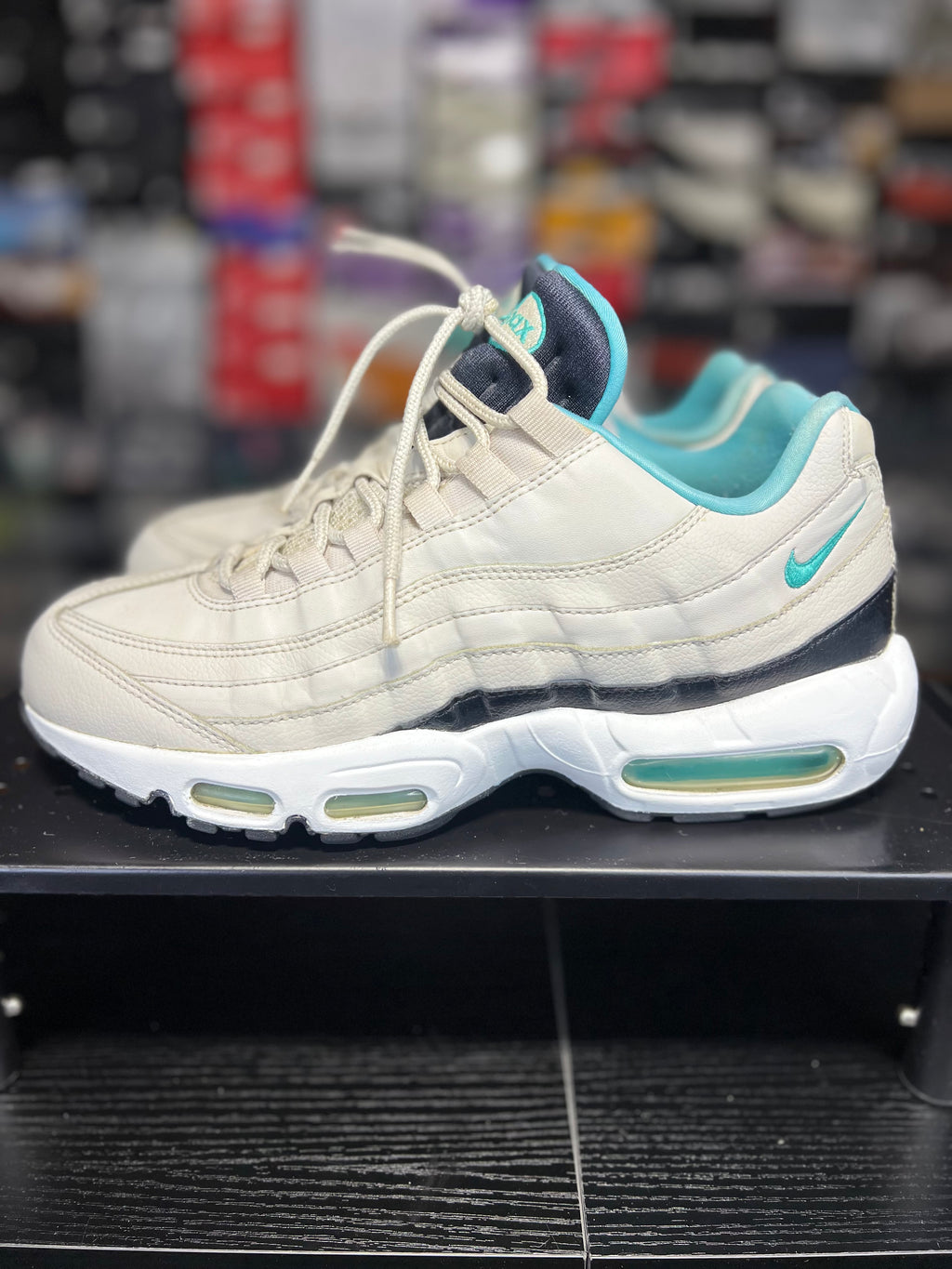 Nike Air Max 95 “Light Bone Sport Turquoise” (9.5M) *Pre-Loved*