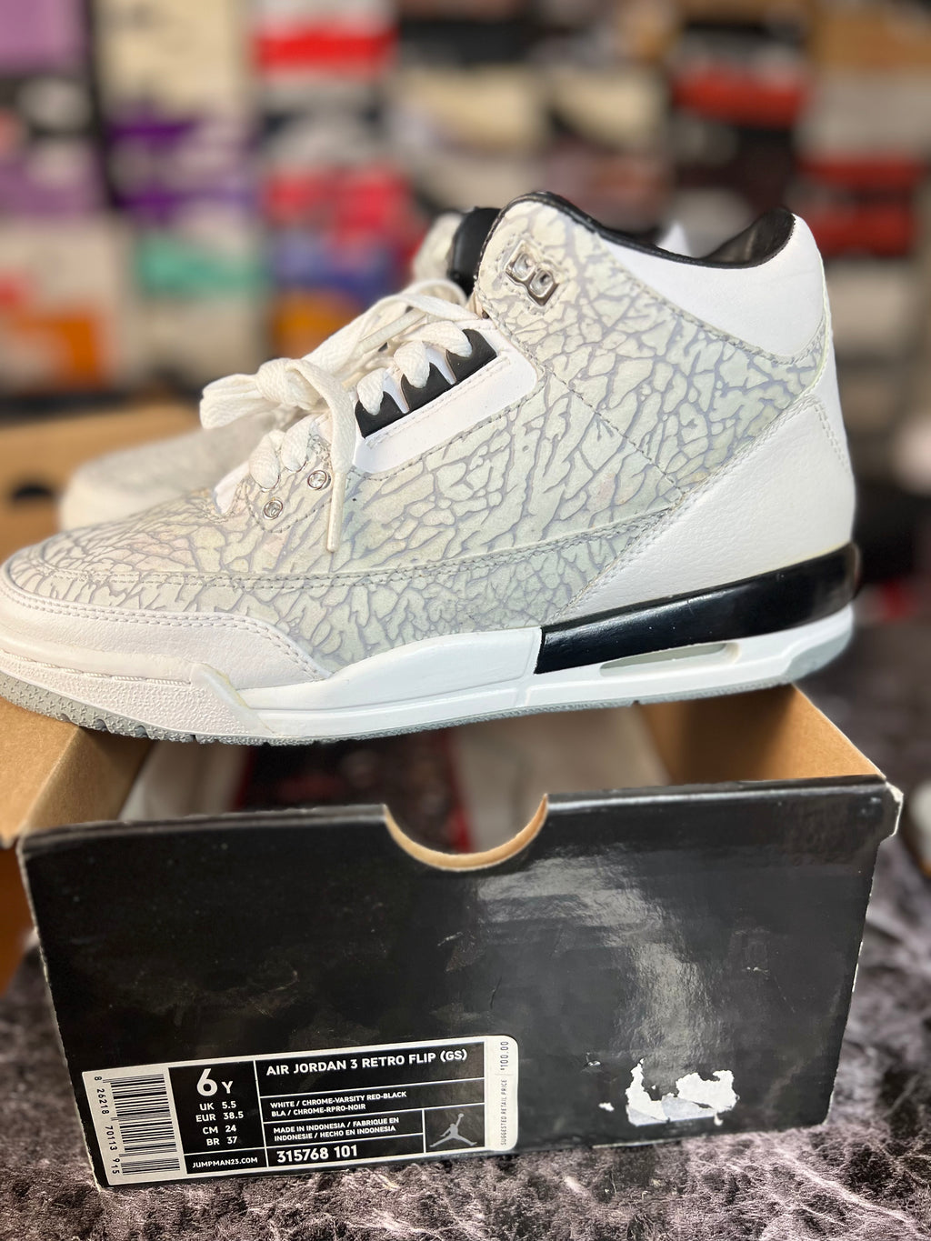 Jordan 3 Retro Flip (GS) 6Y *NEW *