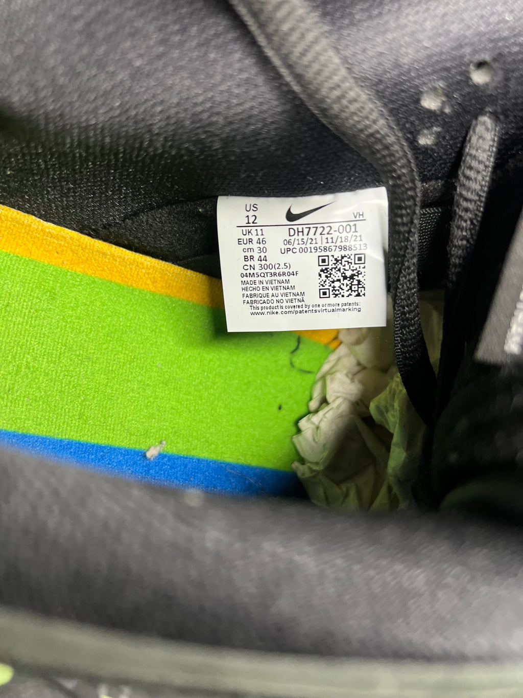 Nike SB Dunk Low “Polaroid” (12M) *Pre-Loved*