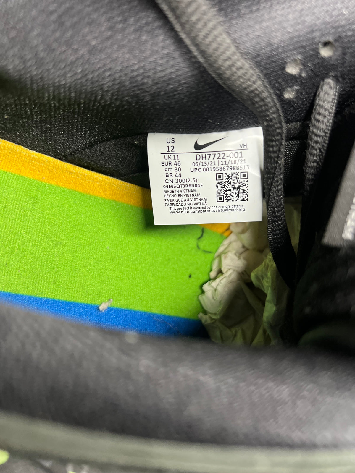 Nike SB Dunk Low “Polaroid” (12M) *Pre-Loved*