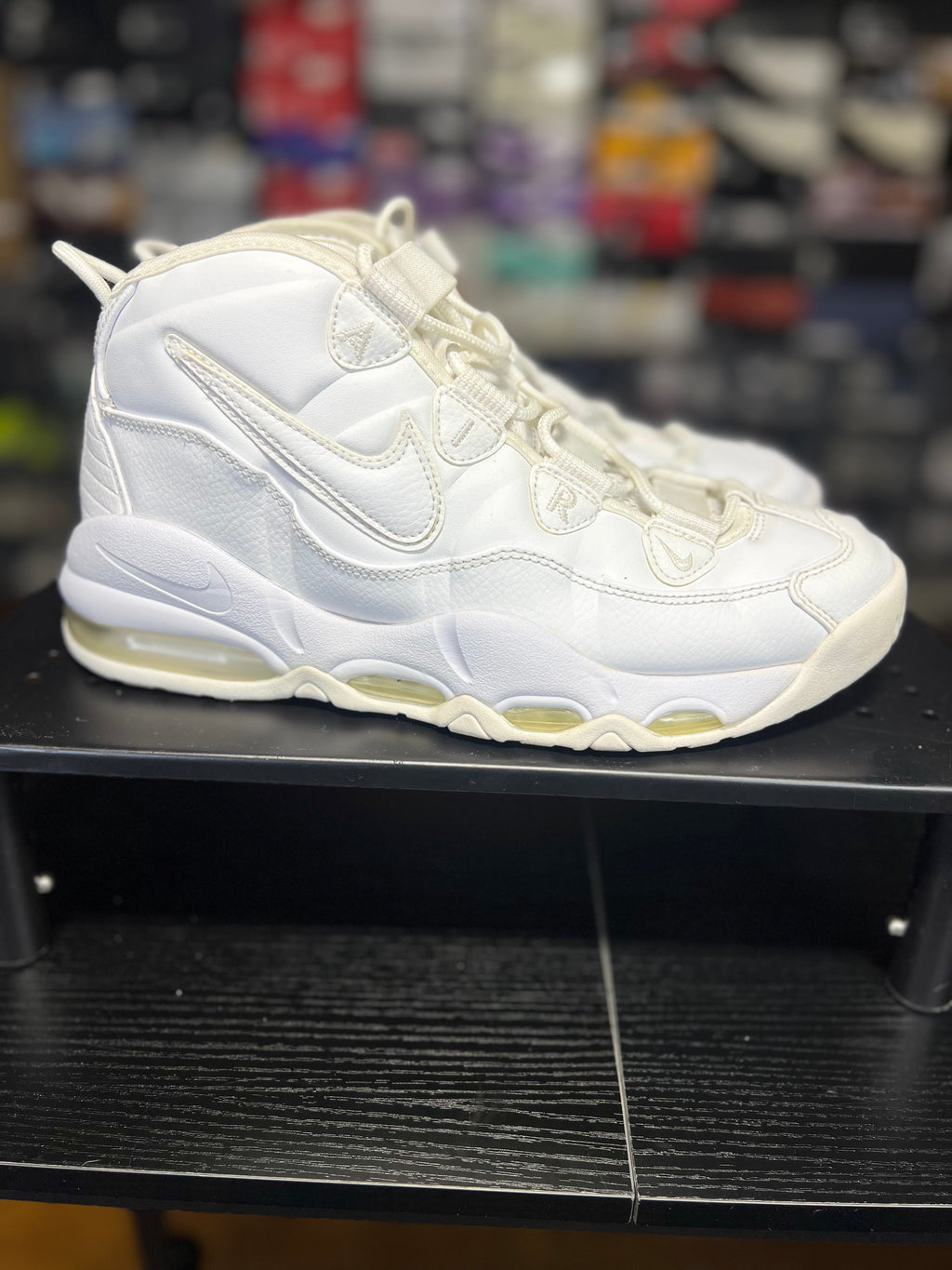 Nike Air Max Uptempo 95 “Tripple White” (9M) *Pre-Loved”