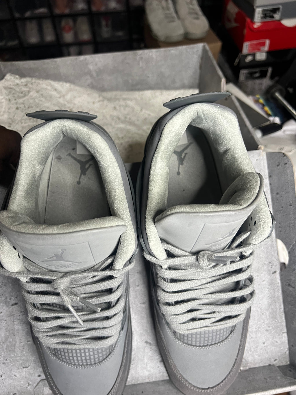 Jordan 4 Retro SE Paris Olympics Wet Cement *Pre-loved*