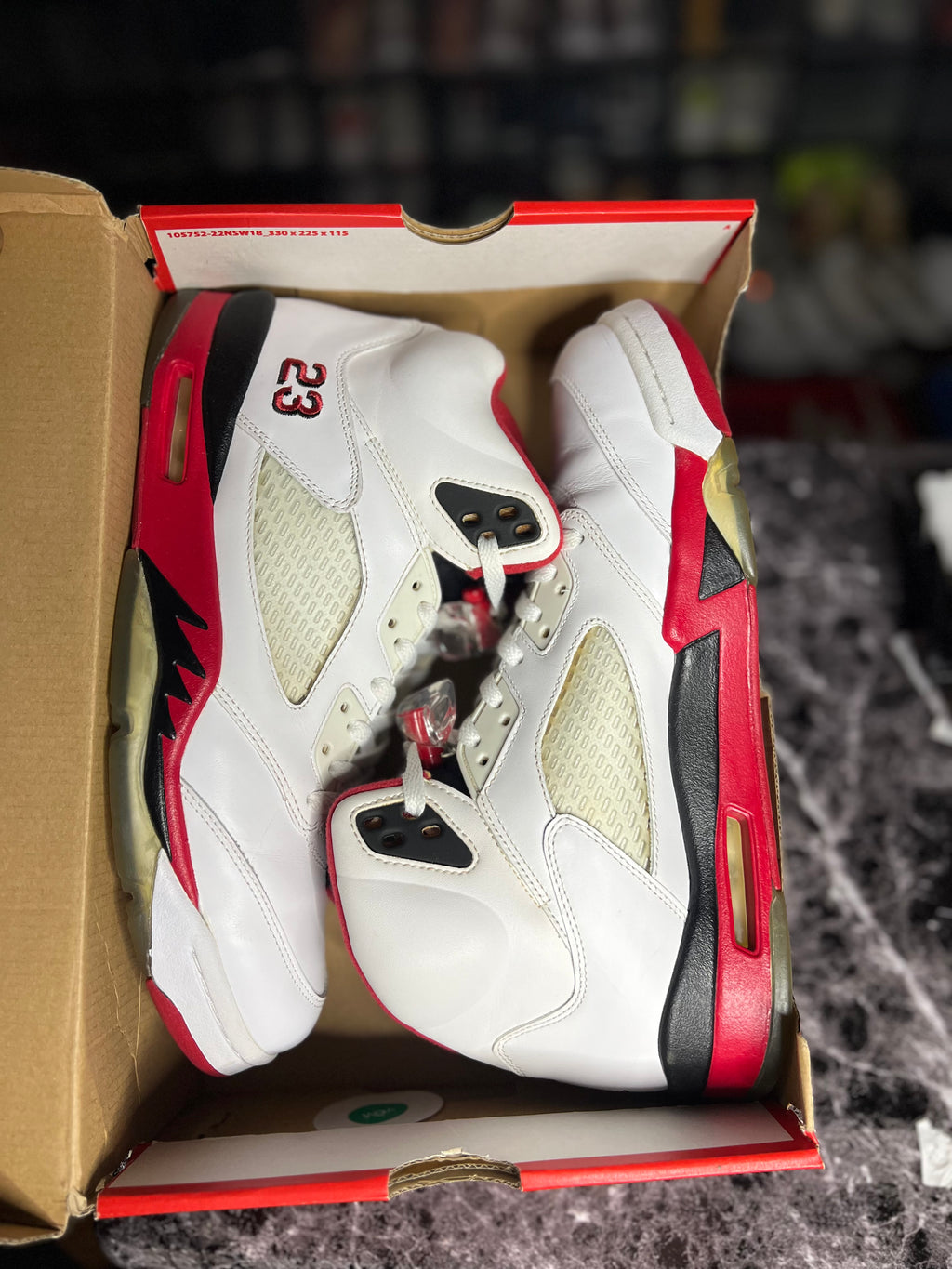 Air Jordan 5 Retro”Fire Red Black Tongue” (11M) *Pre-Loved*