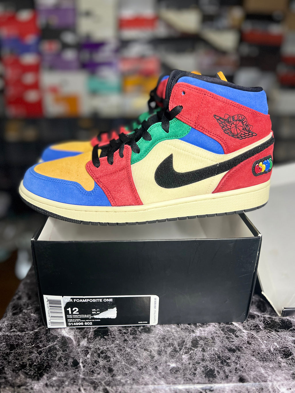 Air Jordan 1 Mid SE "Fearless Blue the Great" (11M) *NEW)