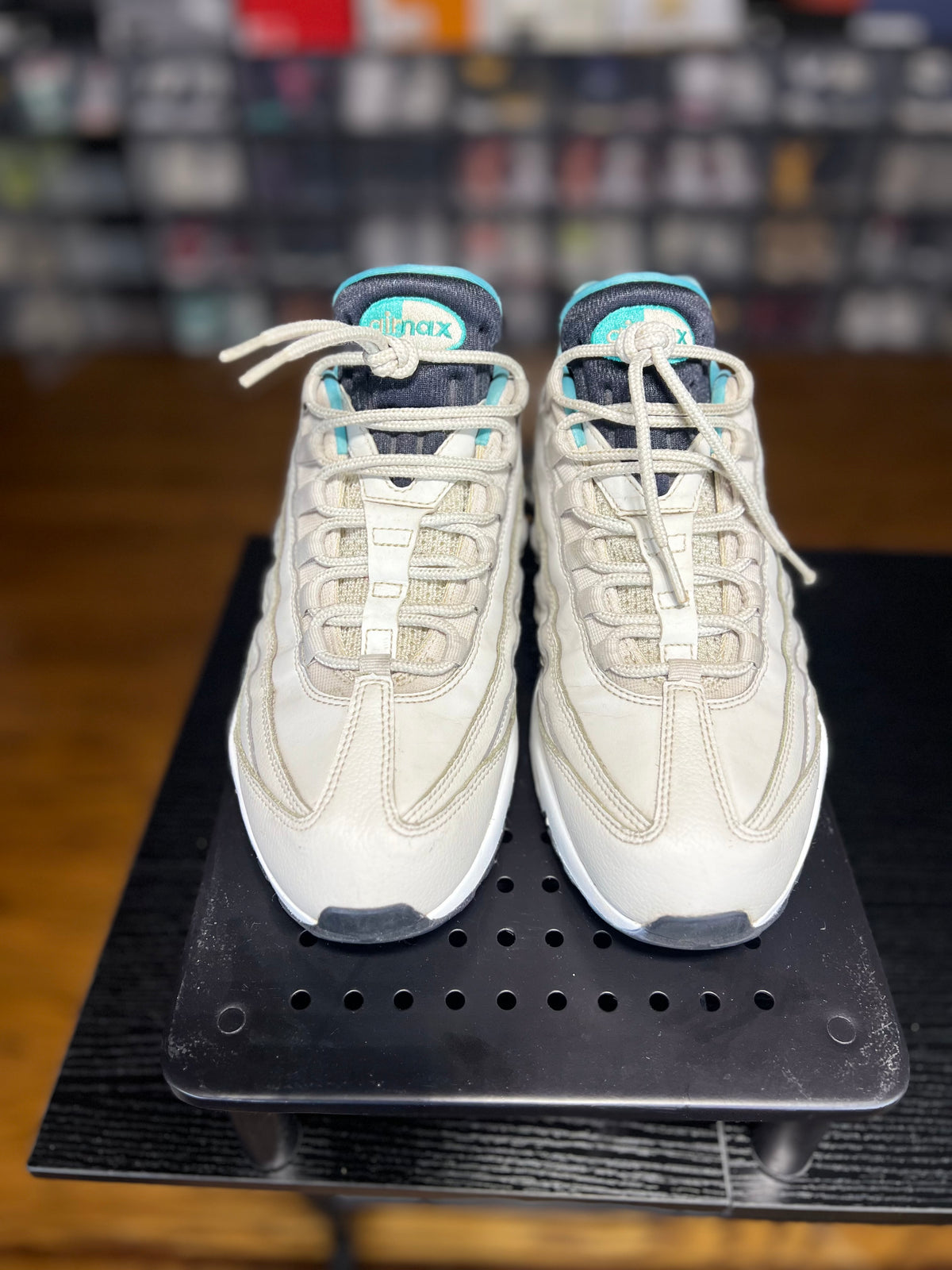 Nike Air Max 95 “Light Bone Sport Turquoise” (9.5M) *Pre-Loved*