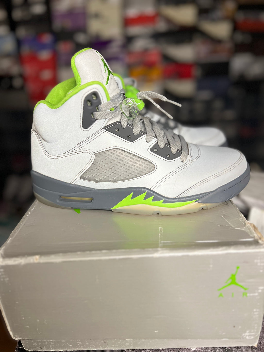 Air Jordan 5 Retro (9M) "Green Bean" OG All *Pre-loved*