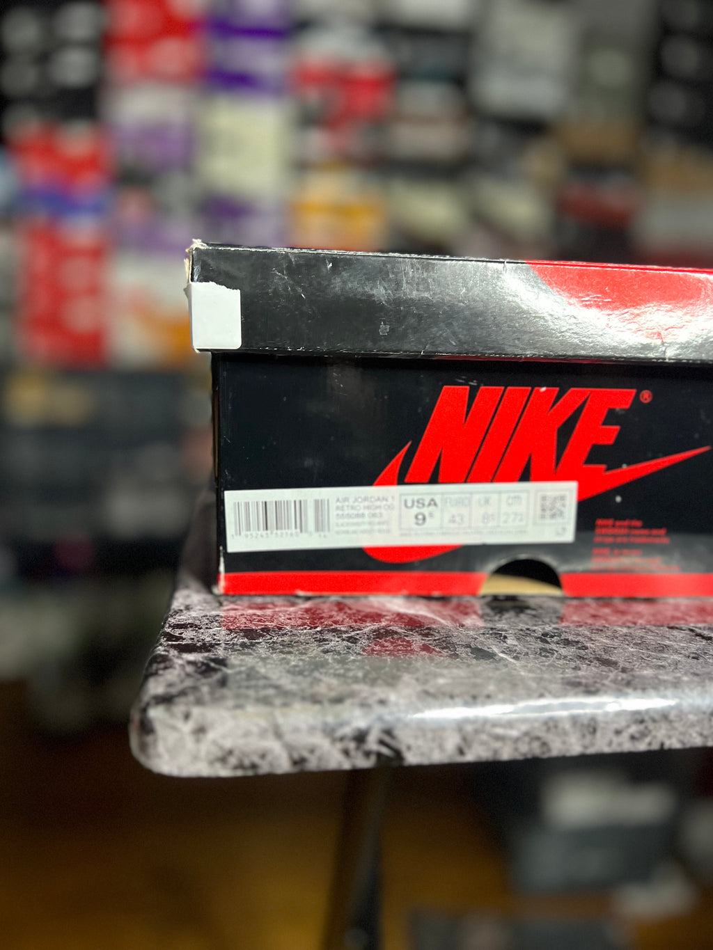Air Jordan 1 Retro High OG (9.5M) “Patent Bred” *Pre-Loved*