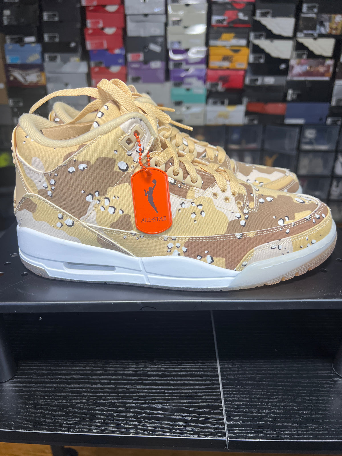 WNBA x Air Jordan 3 Retro TEX "Desert Camo" 10W *NEW-NO BOX*