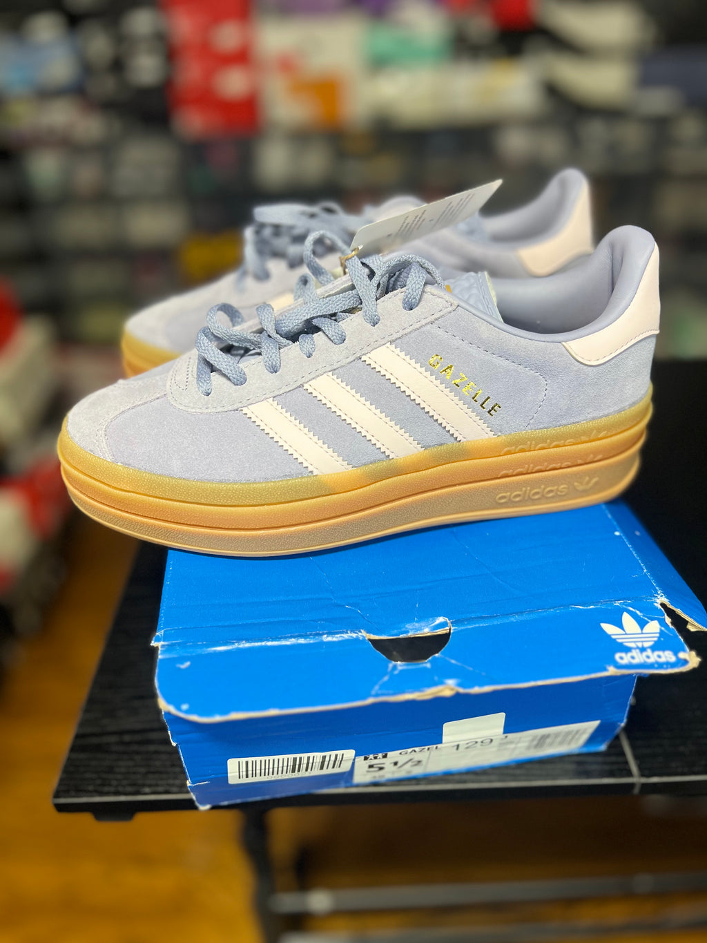 Adidas Gazelle Bold “Clear Sky Cream” (5.5W) *NEW*