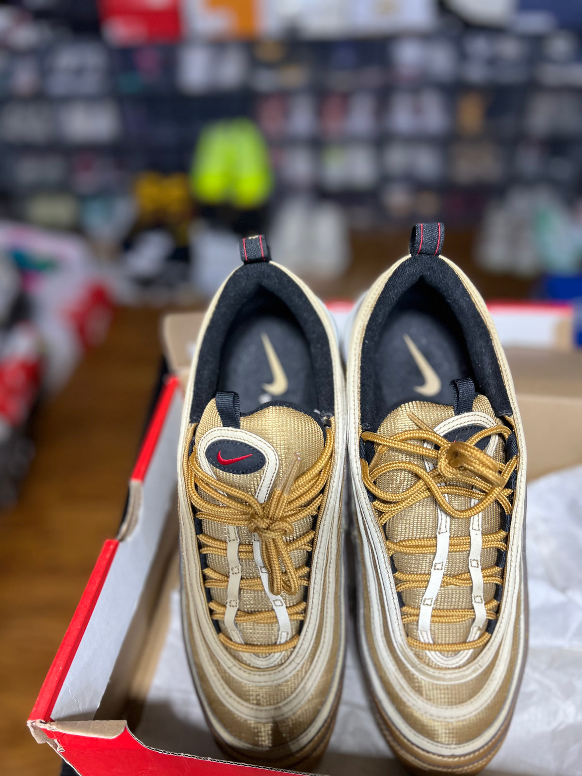 Nike Air Max 97 OG QS “Metallic Gold” (11.5M) *Pre-Loved*