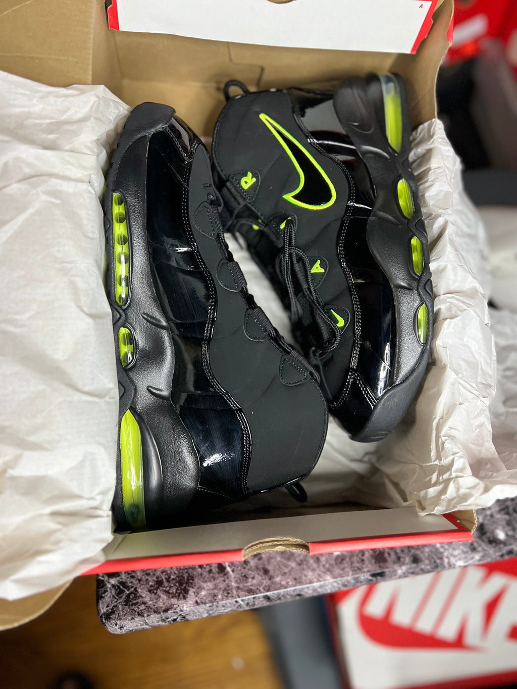The Nike Air Max Uptempo 95 “Black Volt” 12M *NEW*