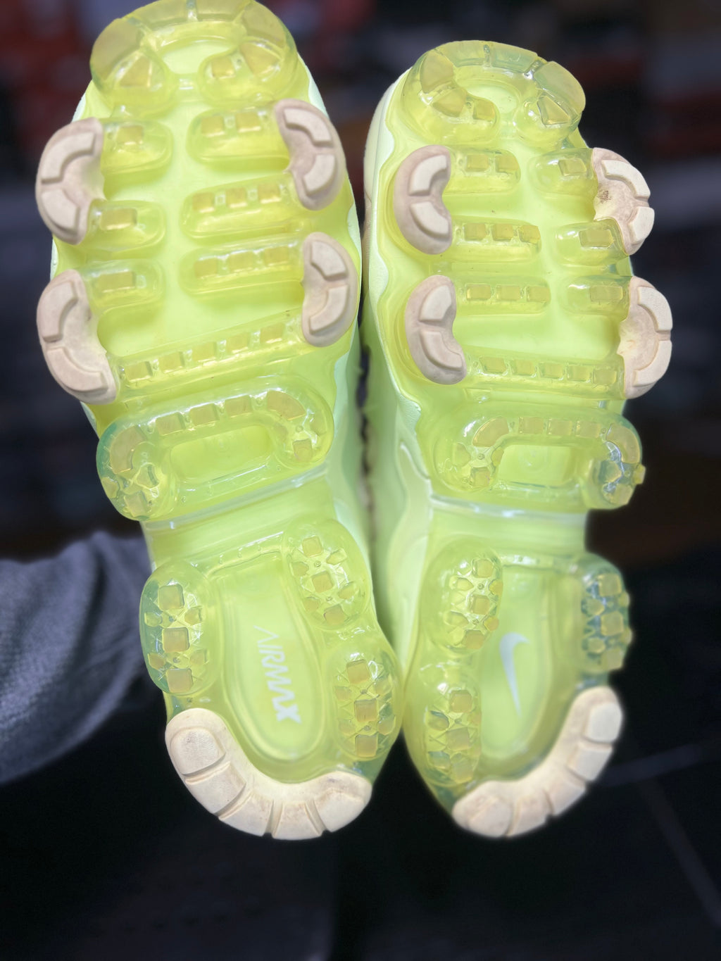 Nike Air VaporMax Plus “Barely Volt” (10W) *Pre-Loved*
