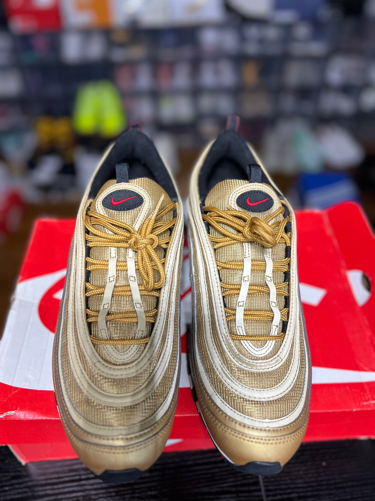 Nike Air Max 97 OG QS “Metallic Gold” (11.5M) *Pre-Loved*