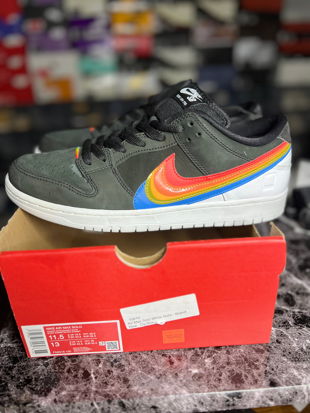 Nike SB Dunk Low “Polaroid” (12M) *Pre-Loved*