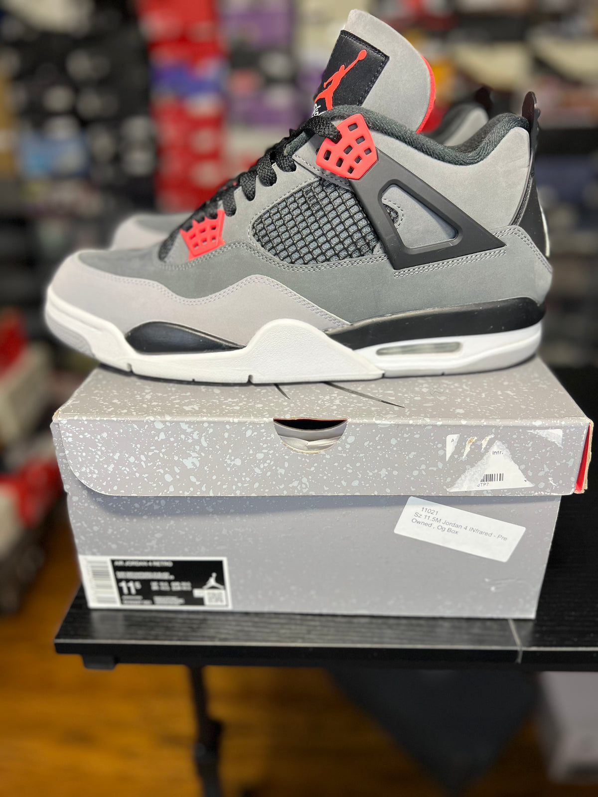 Air Jordan 4 Retro “Infrared” (11.5M) *Pre-Loved*