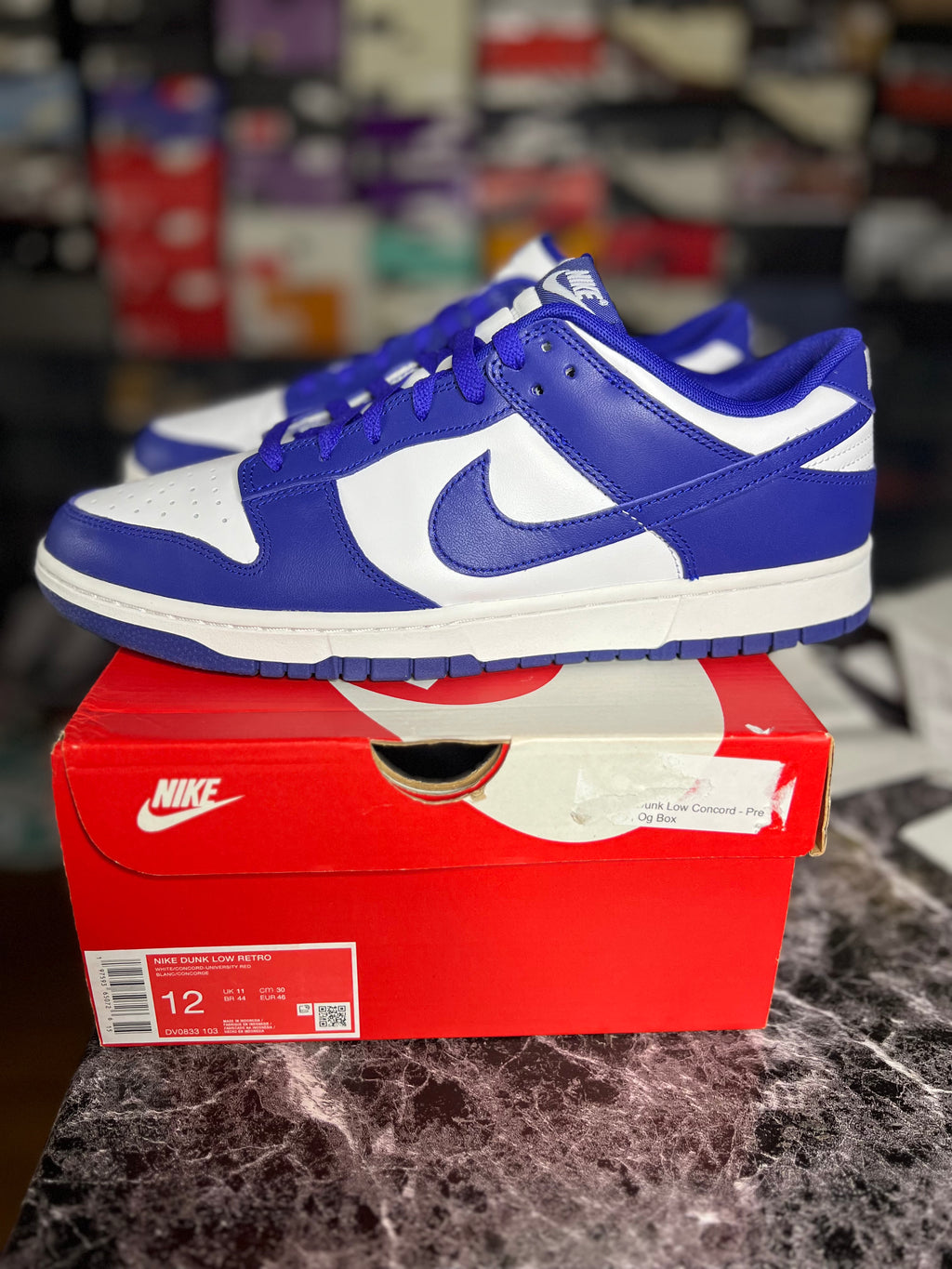 Nike Dunk Low Retro "Concord" (12M) *Pre-Loved*