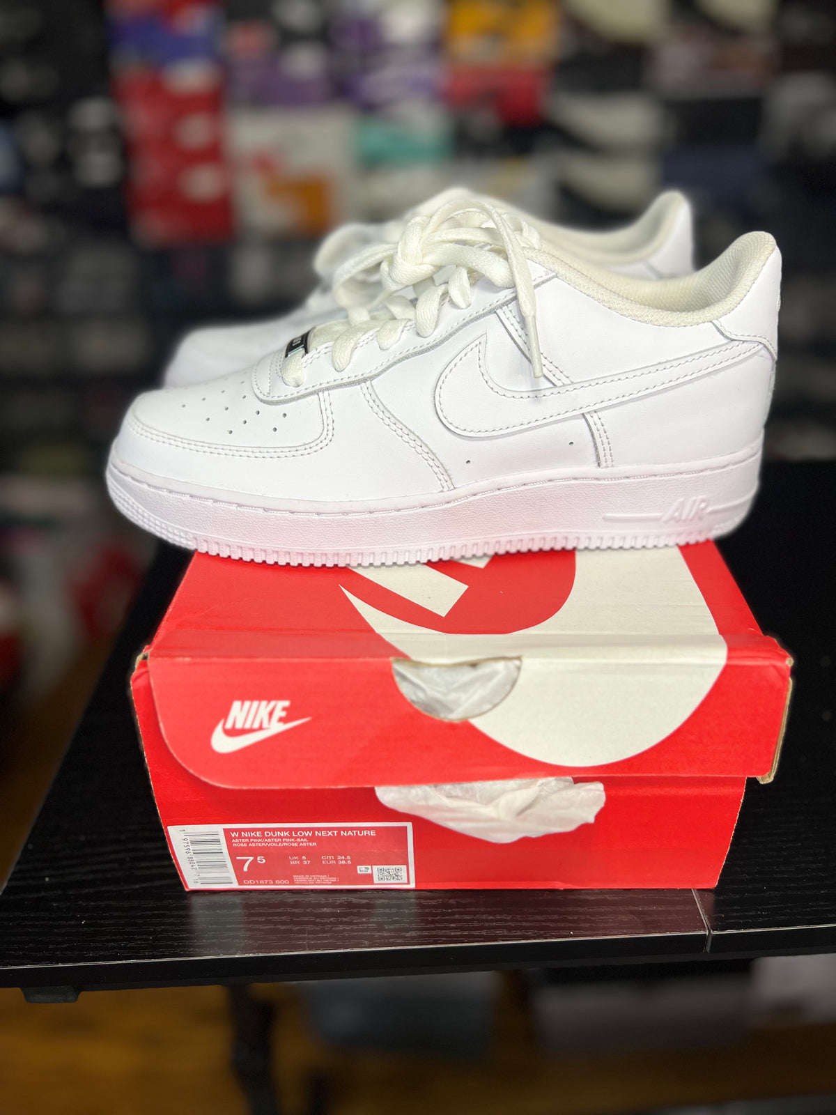 Nike Air Force 1 LE "Tripple White" (6Y) *NEW*