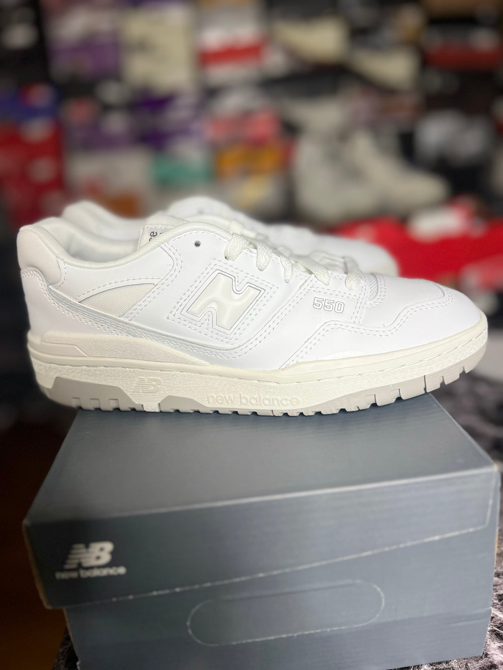 New Balance 550 "White Grey" (7Y) *NEW*