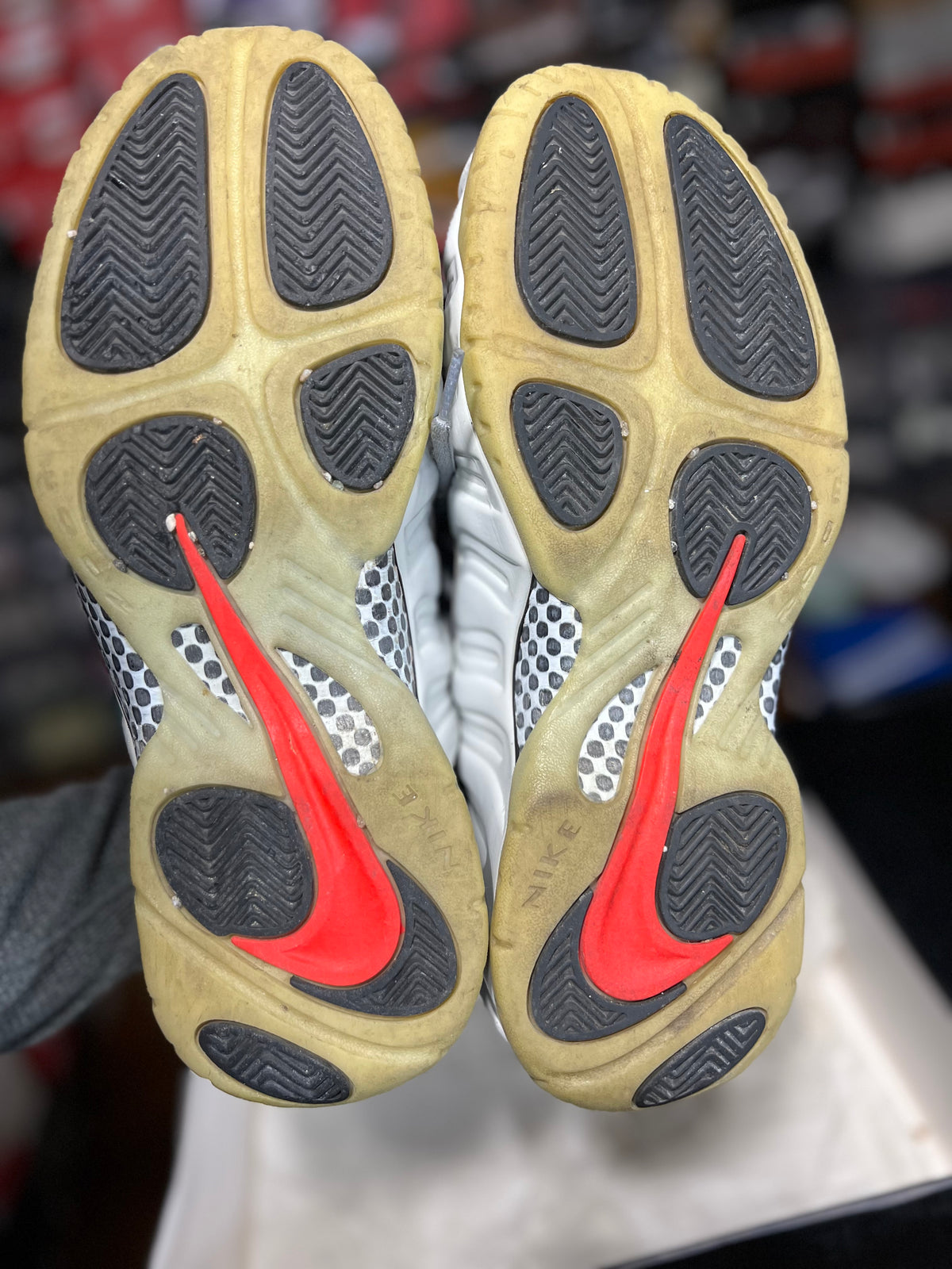 Nike Air Foamposite Pro "Pure Platinum 'Yeezy'" (10.5M) *Pre-Loved*