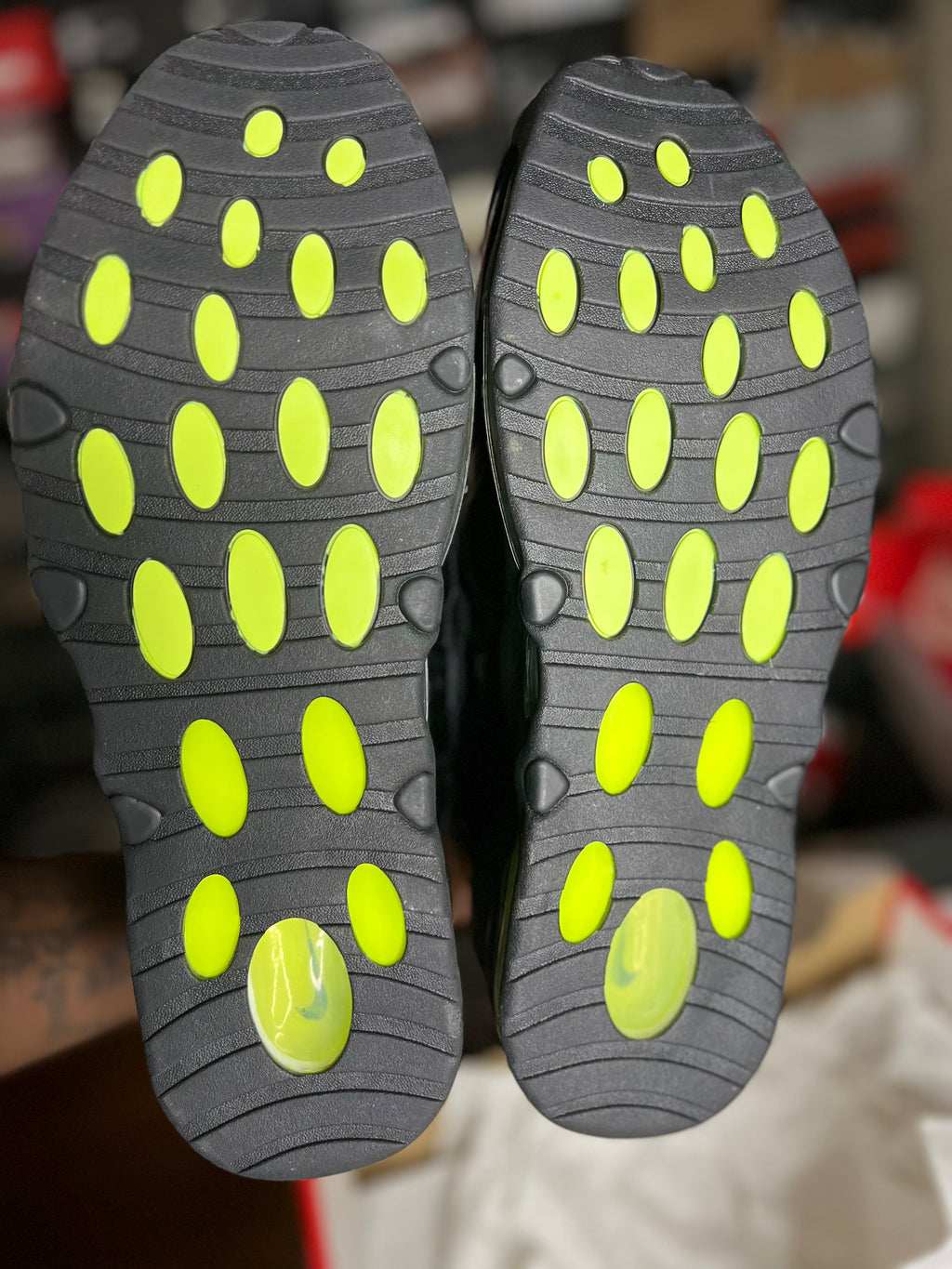 The Nike Air Max Uptempo 95 “Black Volt” 12M *NEW*